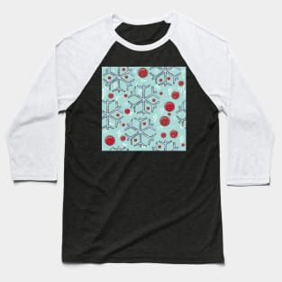 Snowflakes Baseball T-Shirt